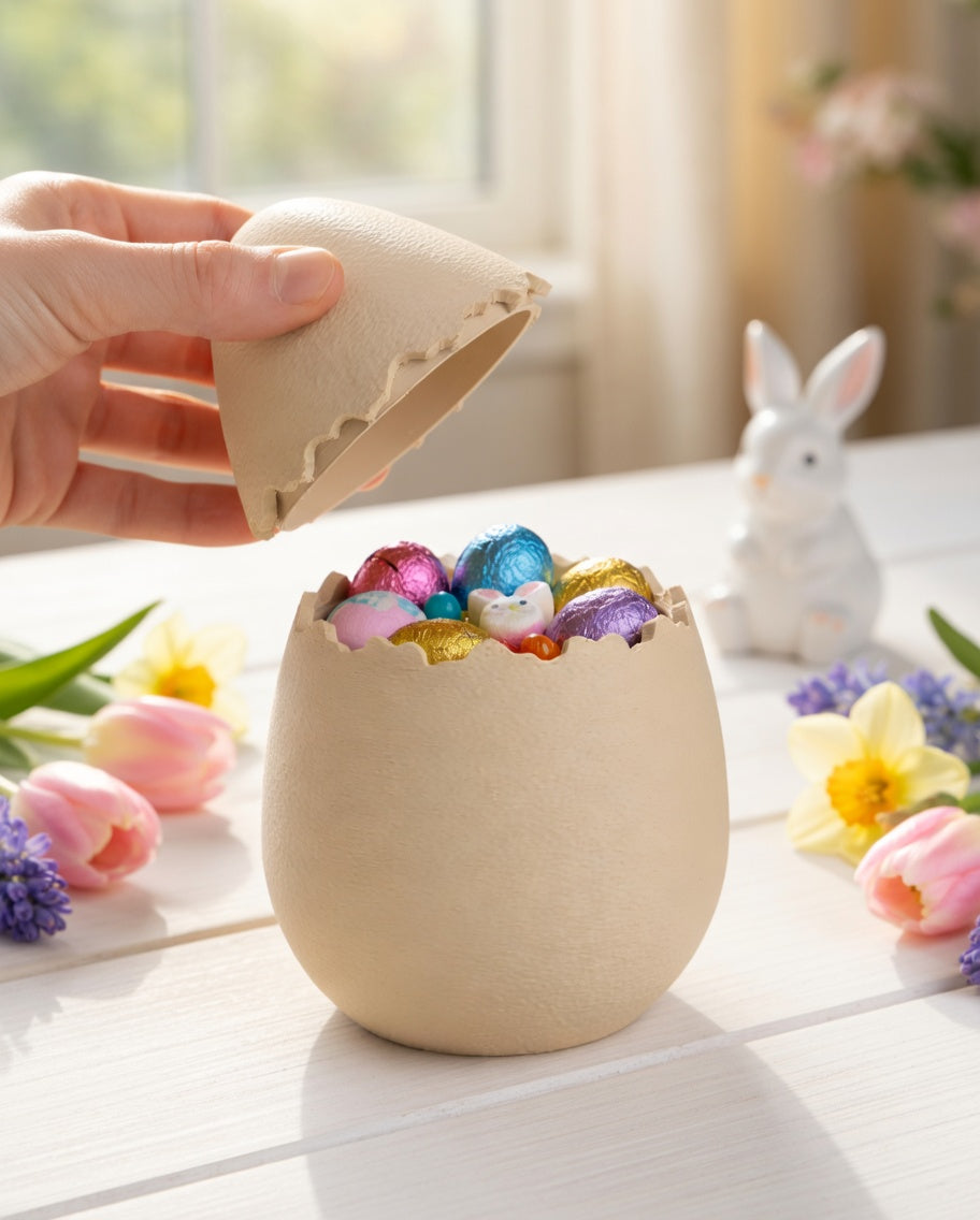 Crackable Surprise Egg — Treat & Trinket Box